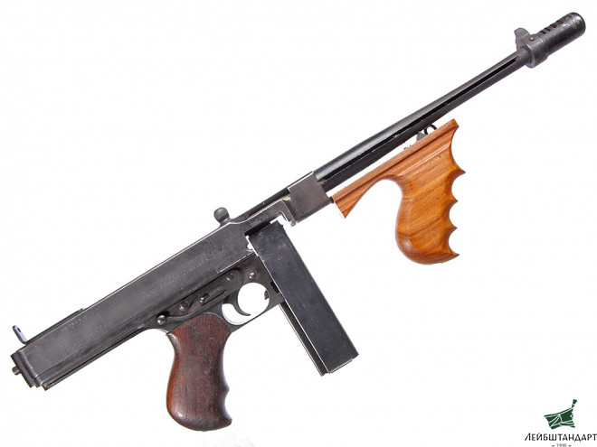 Изображение Пистолет-пулемет Томпсон (Thompson M1928 A1), США - Увеличенное изображение