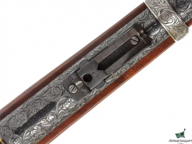 Изображение Кавалерийский карабин Спрингфилд обр.1873 года (Springfield M1873 "Trapdoor" Carbine) в памятном заказном исполнении, в футляре. США - Увеличенное изображение