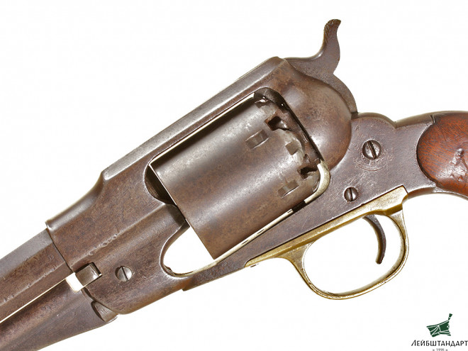 Картинка Капсюльный револьвер Ремингтон (Remington), модель 1858 года в футляре, США - Увеличенное изображение