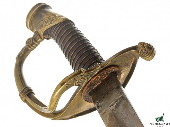 Картинка Аннинское оружие - сабля пехотная офицерская обр.1855 года (без надписи "За храбрость"), Россия - Увеличенное изображение