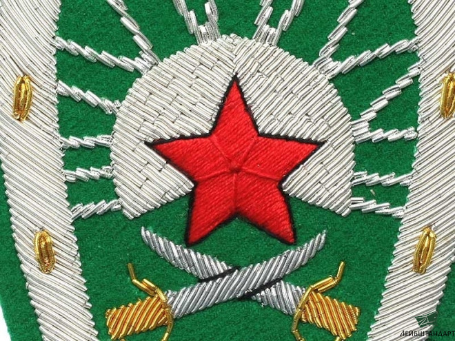 Изображение Нарукавный знак пограничной конвойной охраны ГПУ обр. 1920 г. РСФСР, копия - Увеличенное изображение