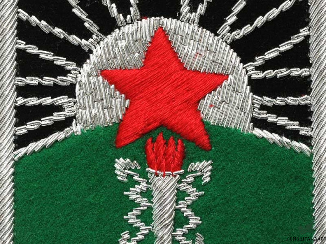 Изображение Нарукавный знак прожекторной роты инженерных войск РККА обр. 1922г. РСФСР, копия - Увеличенное изображение