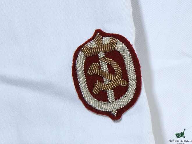 Купить Гимнастерка белая выходная обр. 1938 года (капитан ГБ НКВД), СССР, копия - Увеличенное изображение