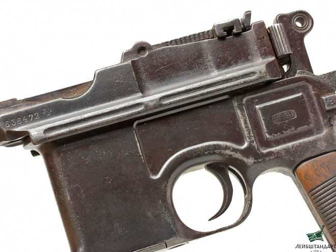 Картинка Пистолет "Маузер" (Mauser) - модель "Боло" в кобуре, Германия - Увеличенное изображение